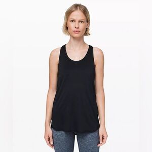 Lululemon Love Pleated Back Tank Top - Black - Size 12